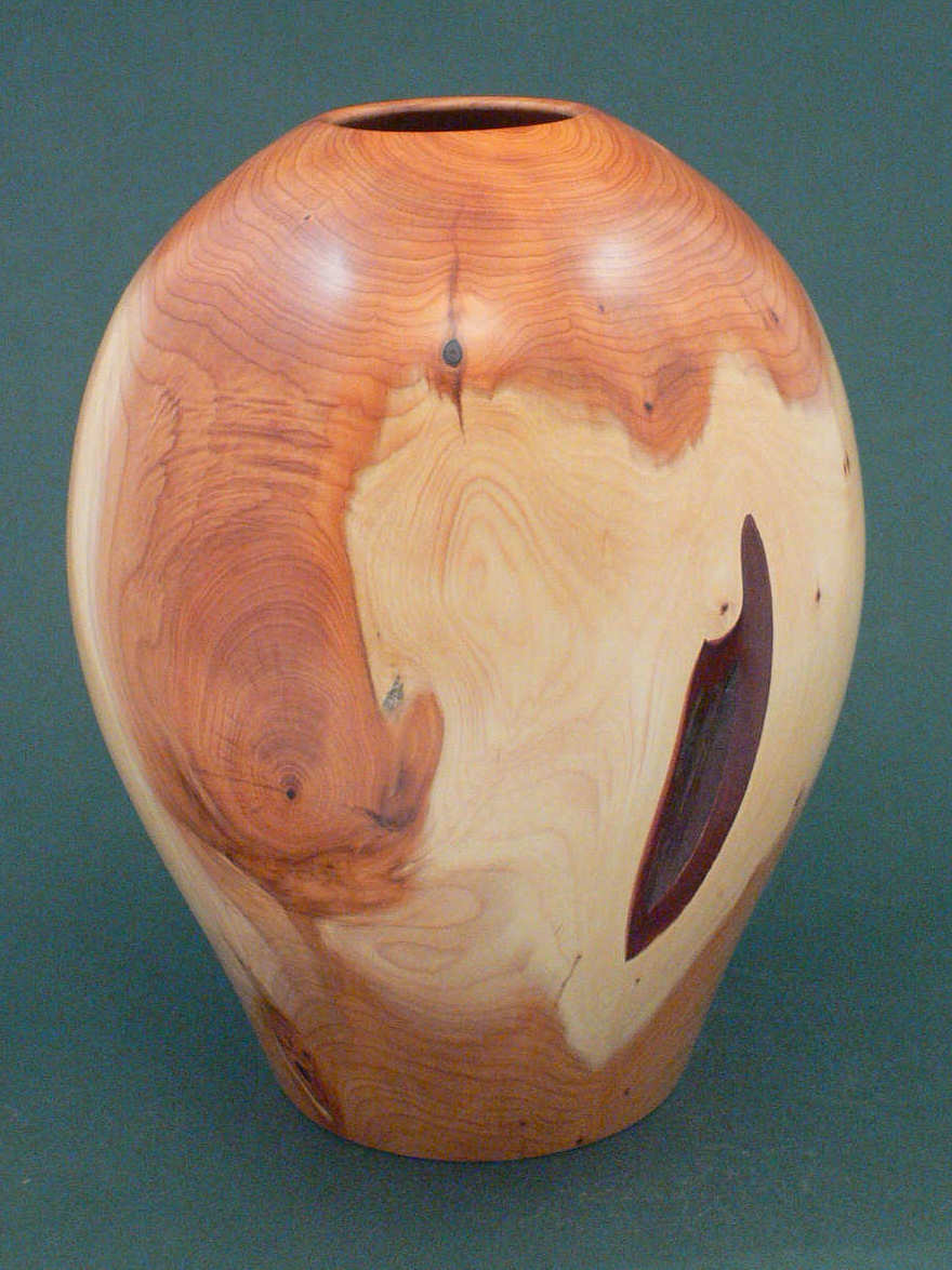Wood art by Chris Rymer of Inside Out Wood Art made from - Yew