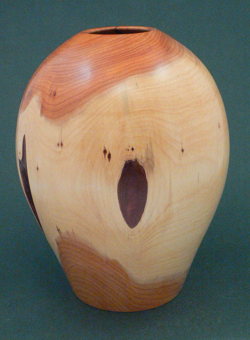 Wood art by Chris Rymer of Inside Out Wood Art made from - Yew