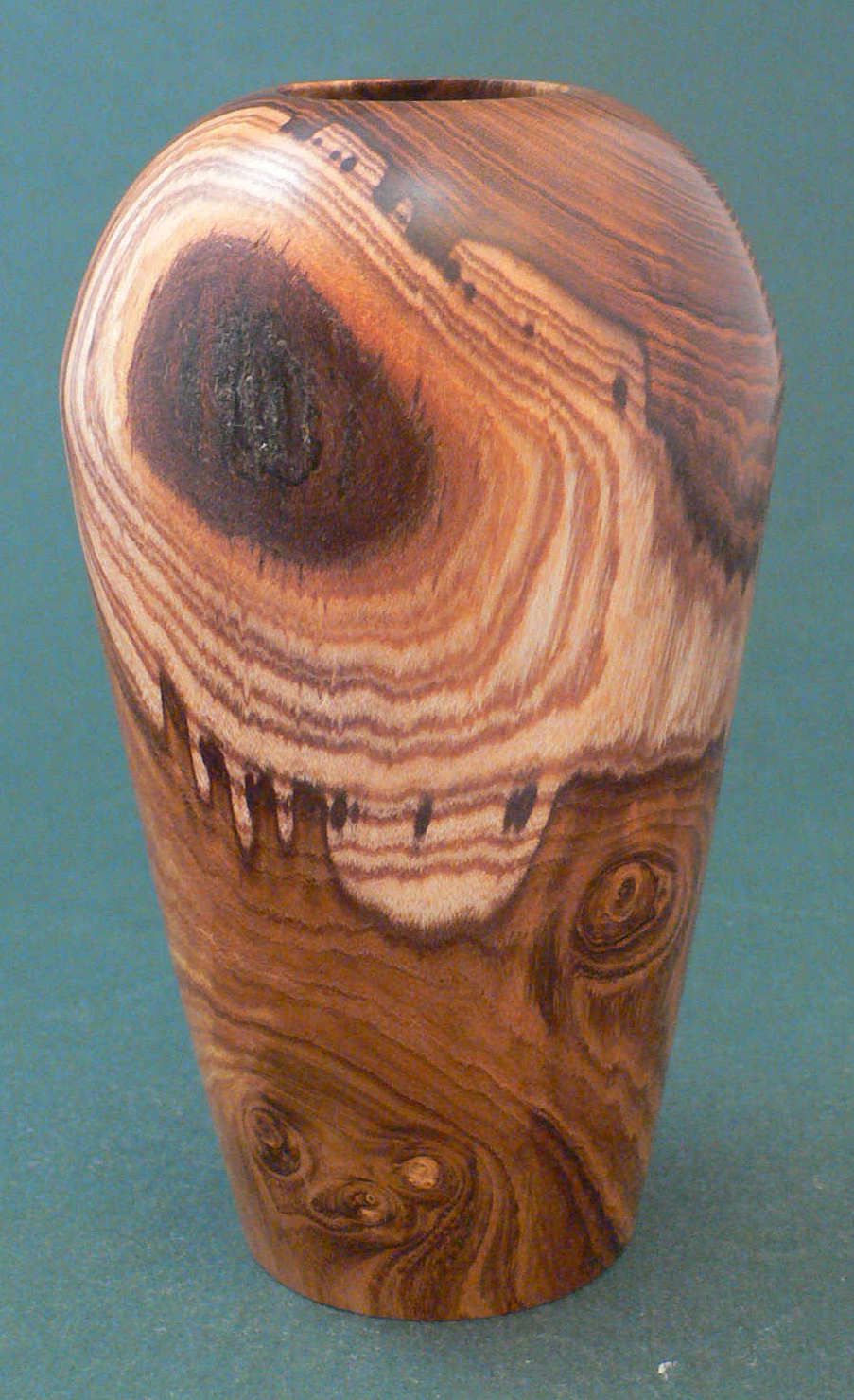 Wood art by Chris Rymer of Inside Out Wood Art made from - Laburnum