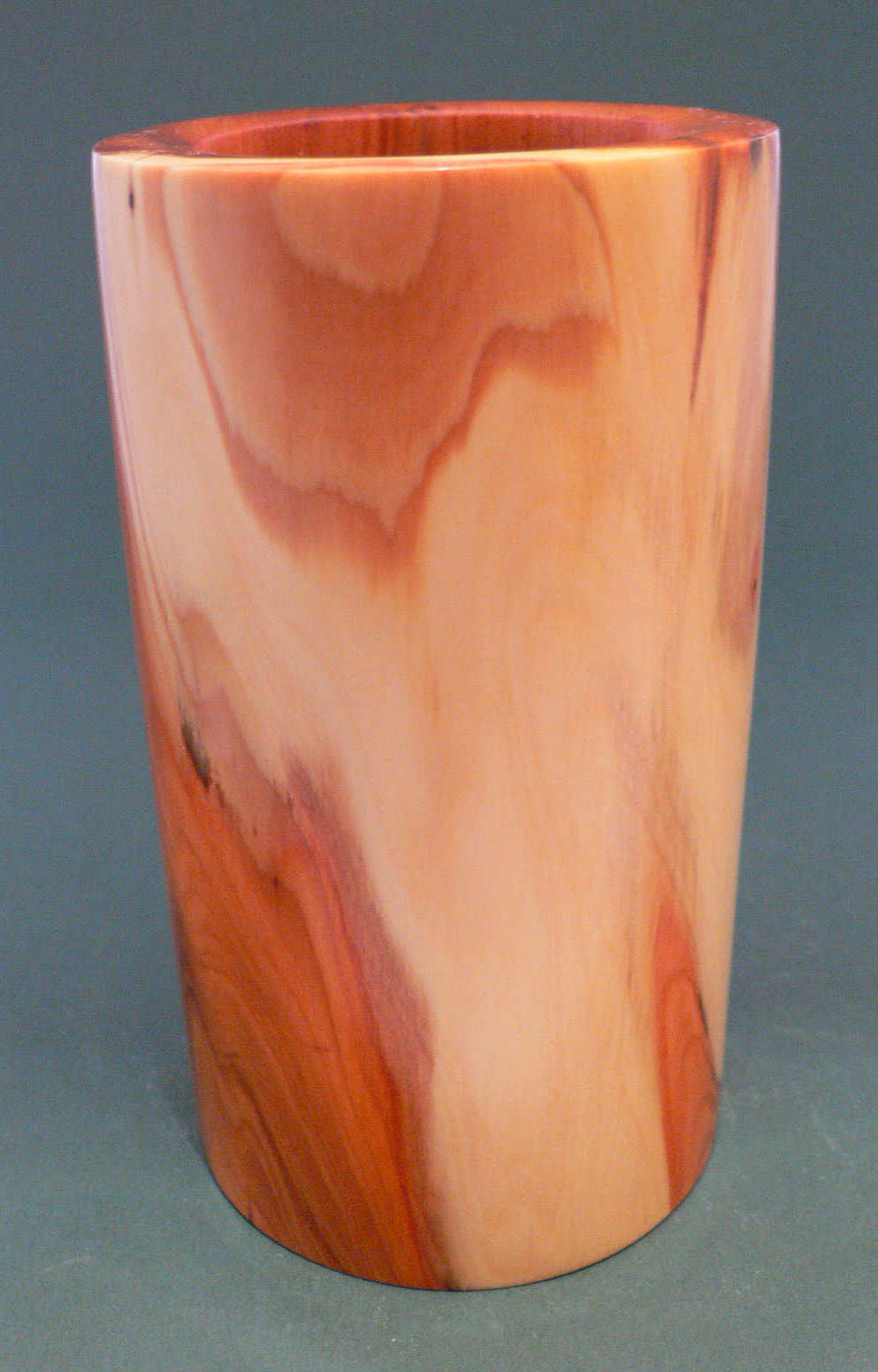 Wood art by Chris Rymer of Inside Out Wood Art made from - Yew