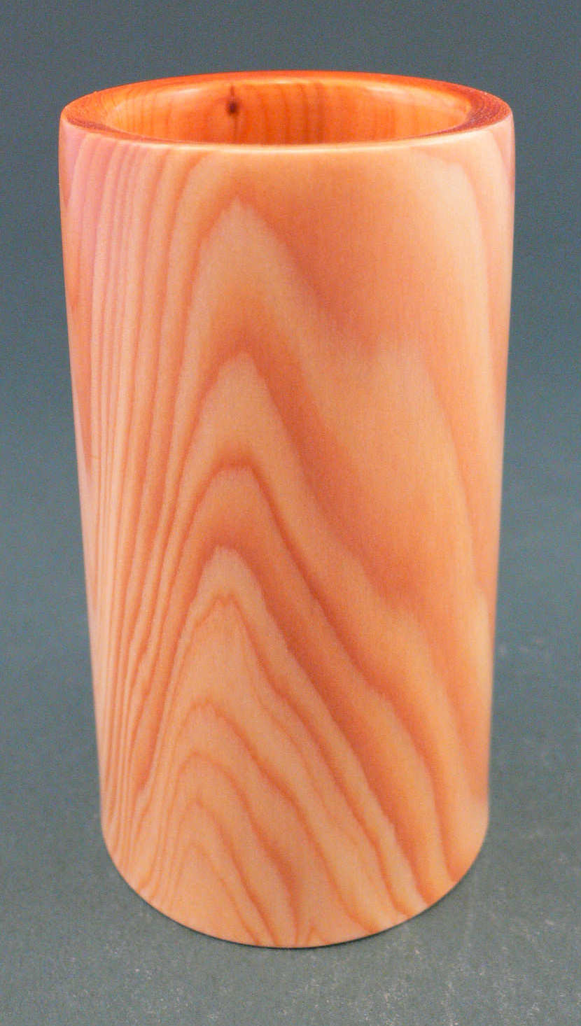 Wood art by Chris Rymer of Inside Out Wood Art made from - Yew