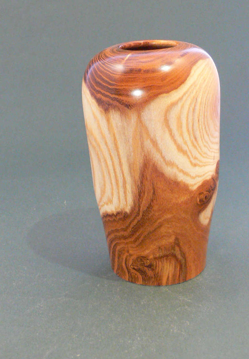 Wood art by Chris Rymer of Inside Out Wood Art made from - Laburnum