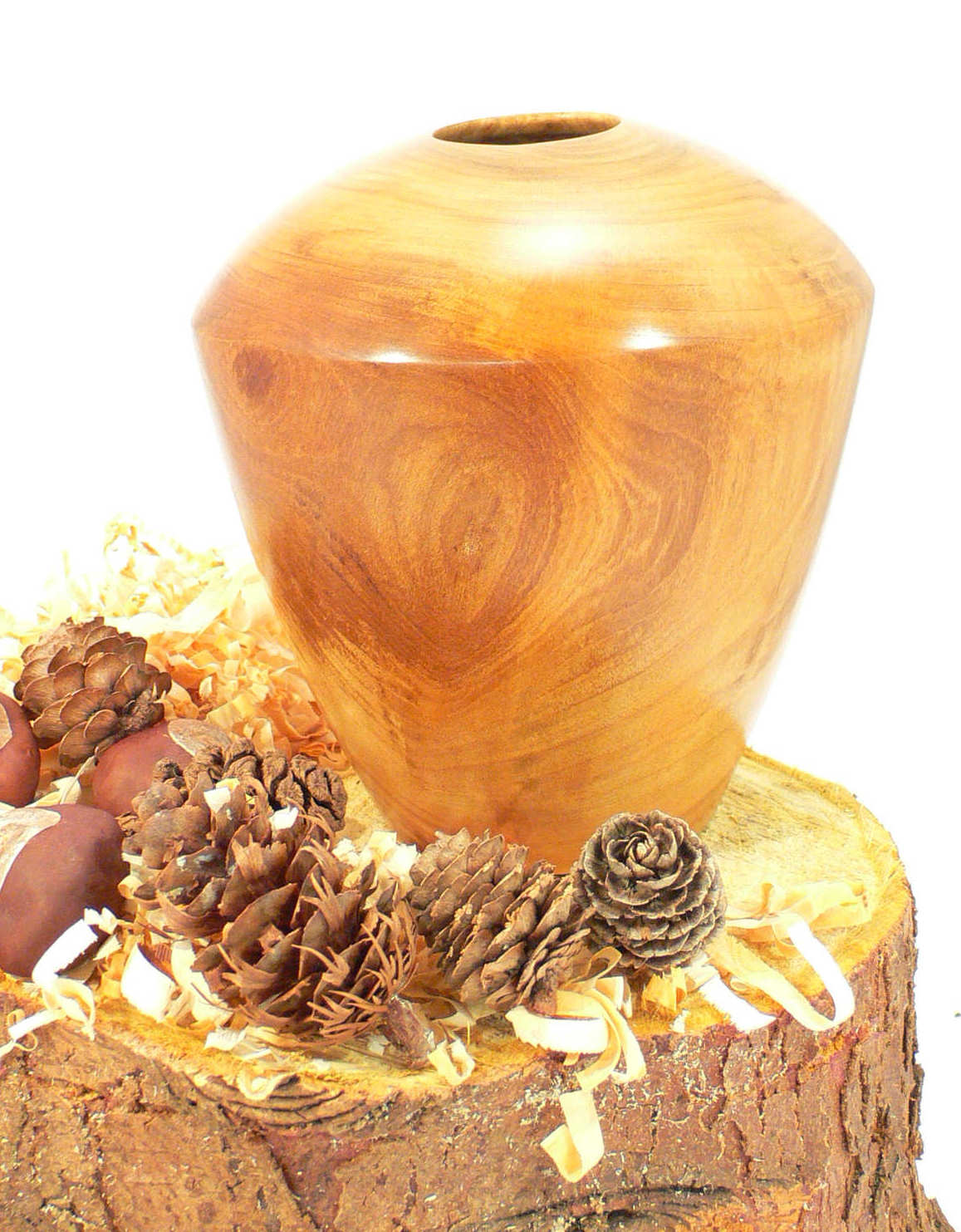 Wood art by Chris Rymer of Inside Out Wood Art made from - Cherry
