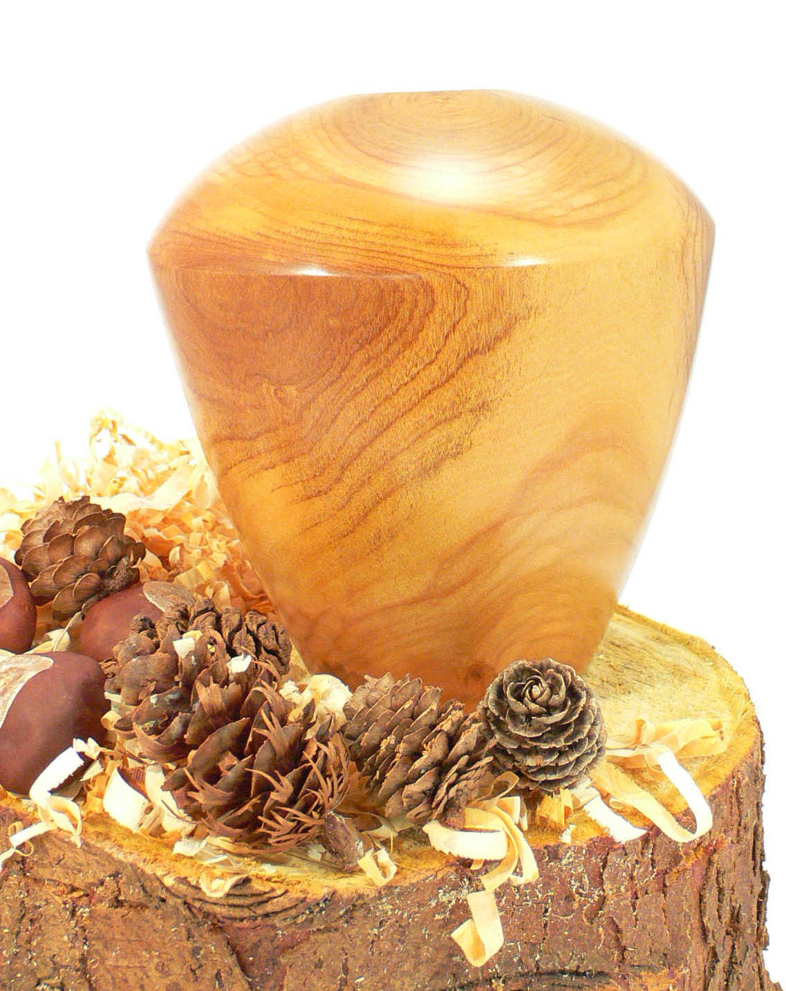 Wood art by Chris Rymer of Inside Out Wood Art made from - Cherry