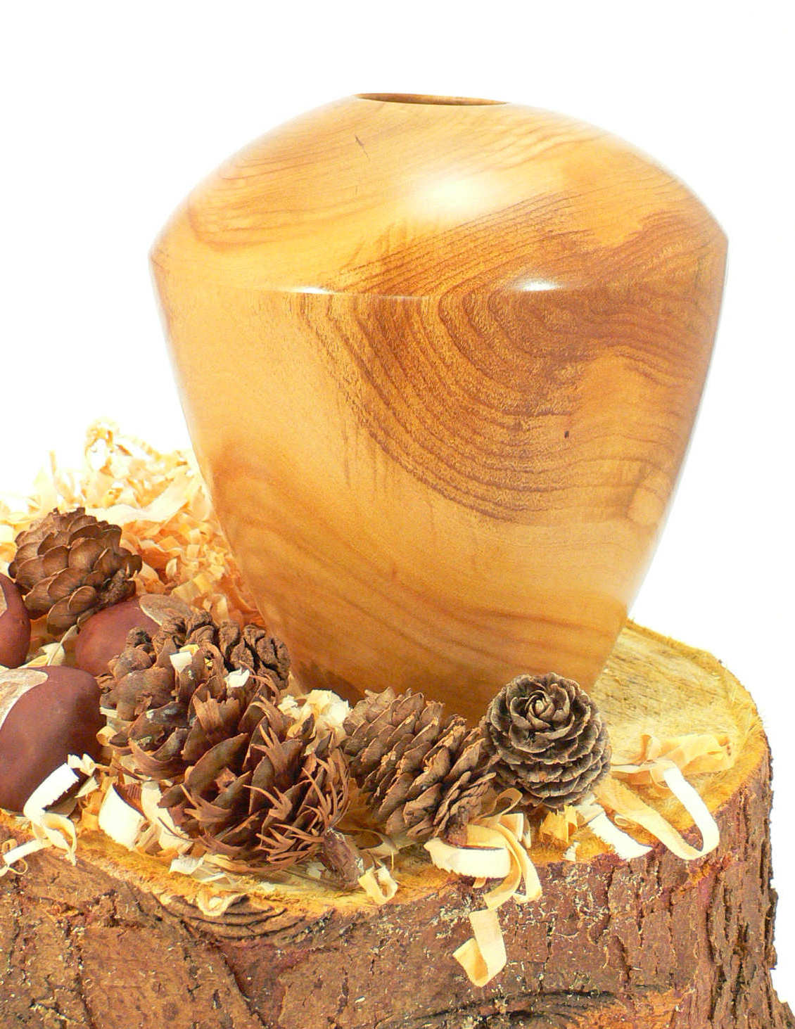 Wood art by Chris Rymer of Inside Out Wood Art made from - Cherry