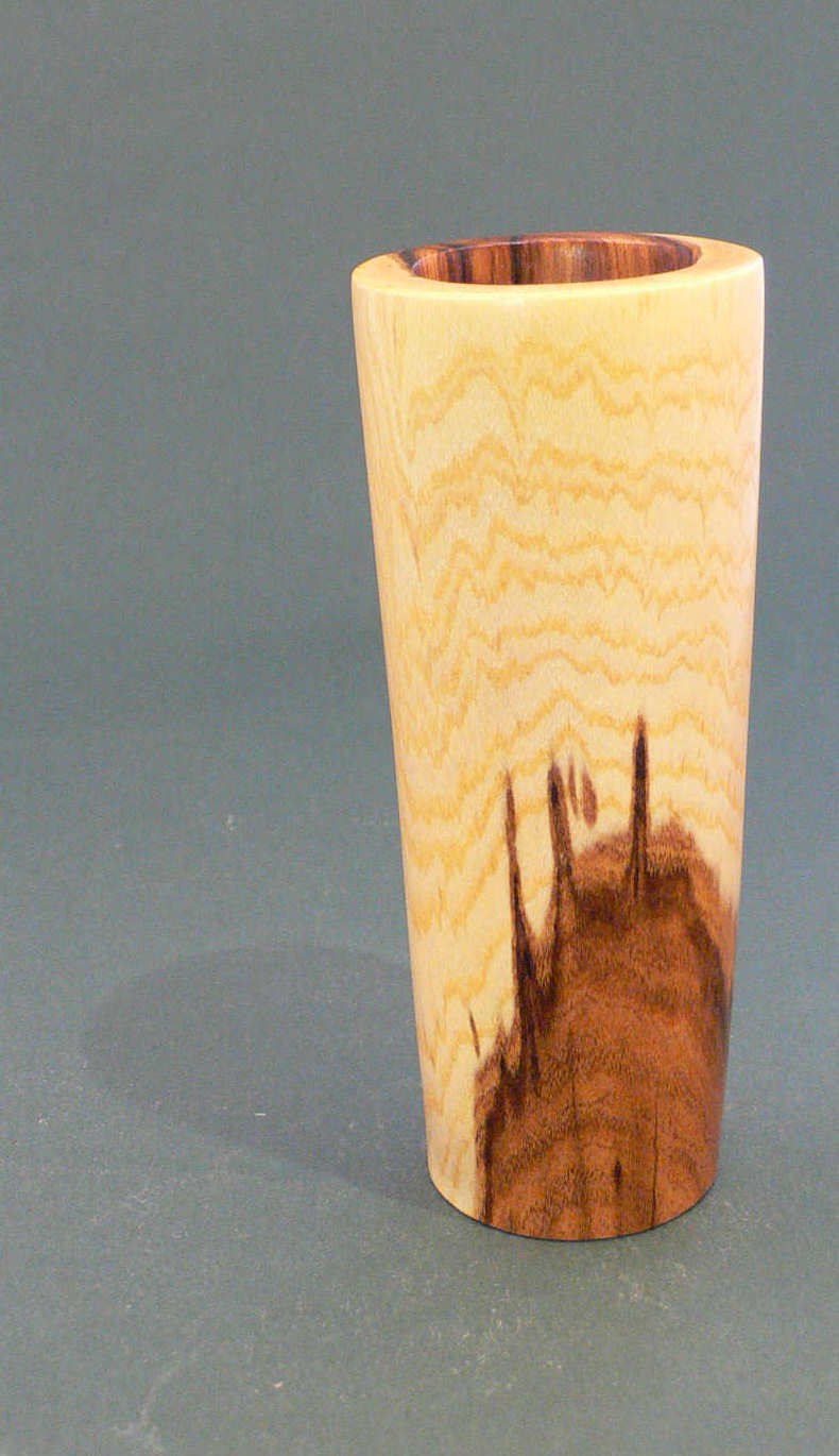 Wood art by Chris Rymer of Inside Out Wood Art made from - Laburnum