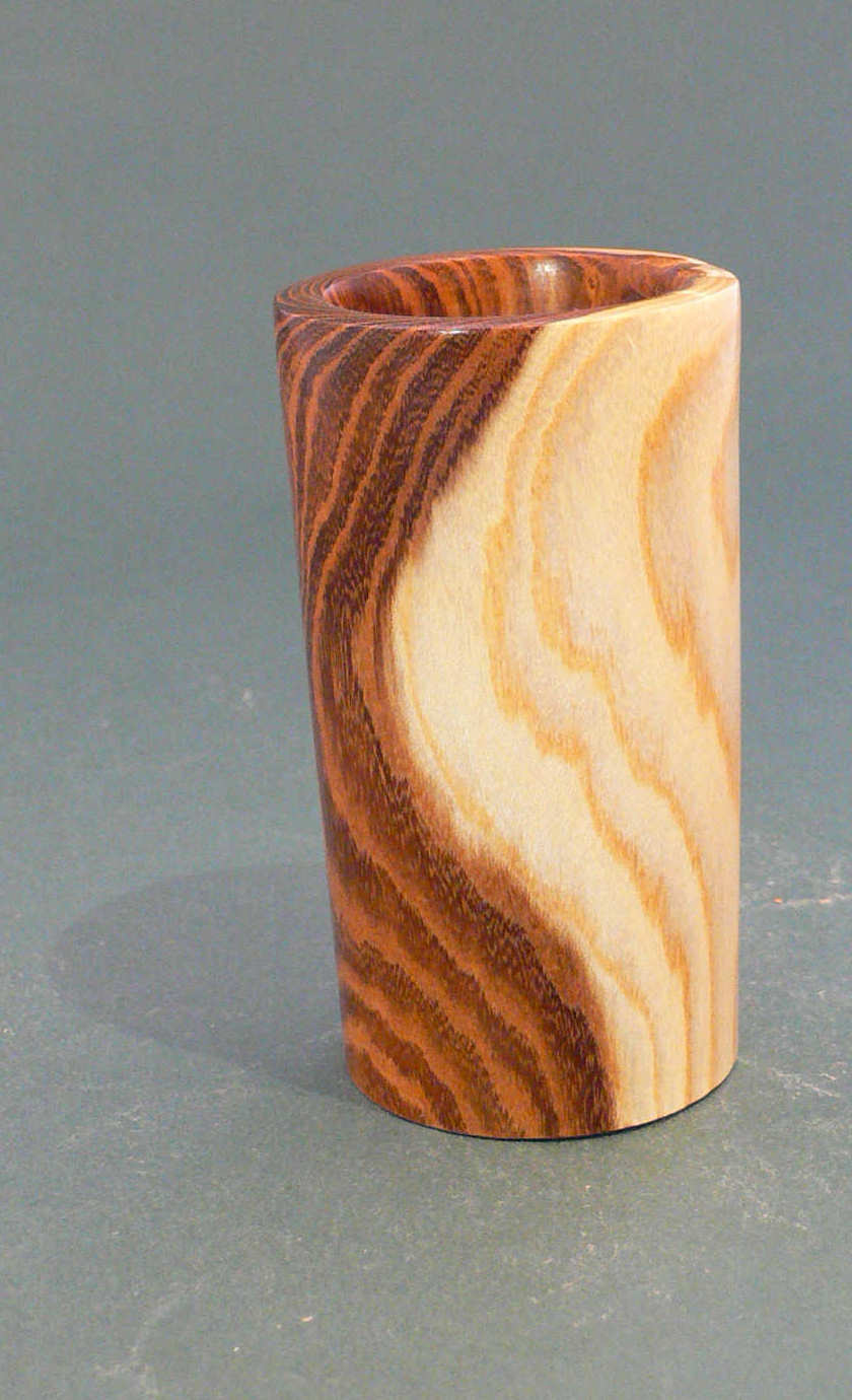 Wood art by Chris Rymer of Inside Out Wood Art made from - Laburnum