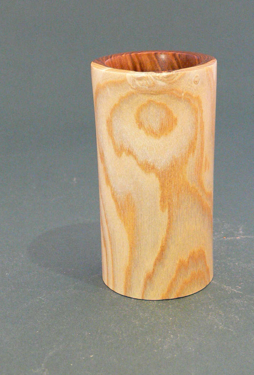 Wood art by Chris Rymer of Inside Out Wood Art made from - Laburnum