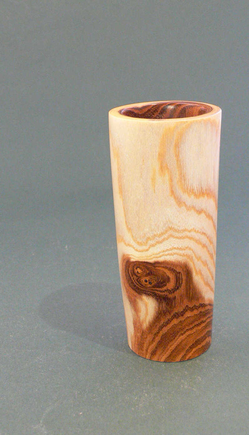 Wood art by Chris Rymer of Inside Out Wood Art made from - Laburnum