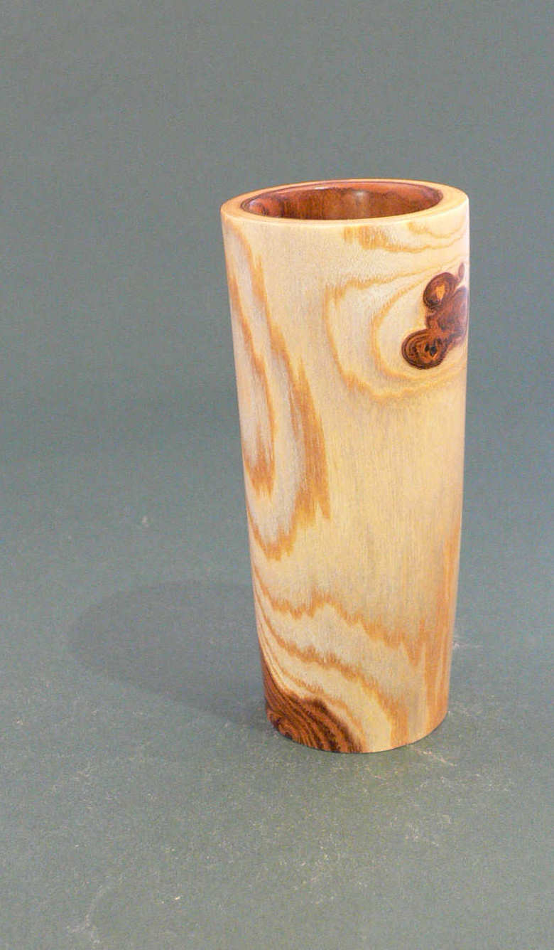 Wood art by Chris Rymer of Inside Out Wood Art made from - Laburnum