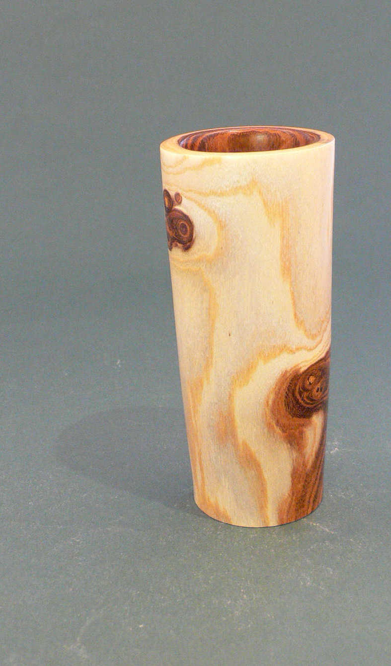 Wood art by Chris Rymer of Inside Out Wood Art made from - Laburnum
