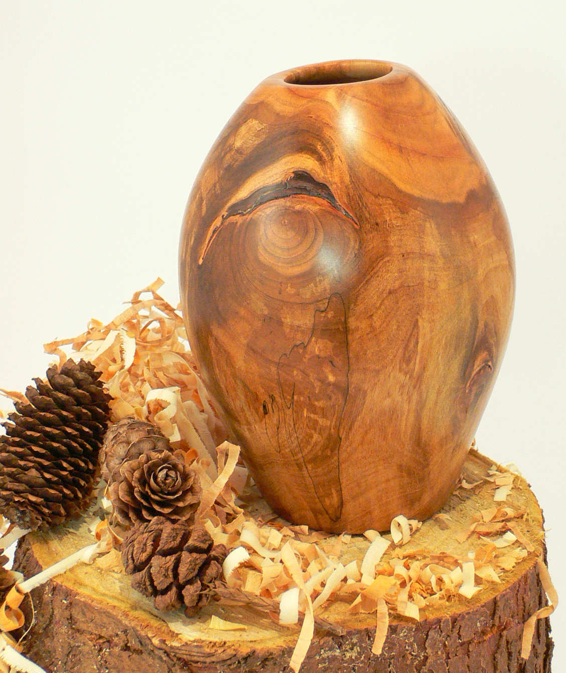 Wood art by Chris Rymer of Inside Out Wood Art made from - Cherry