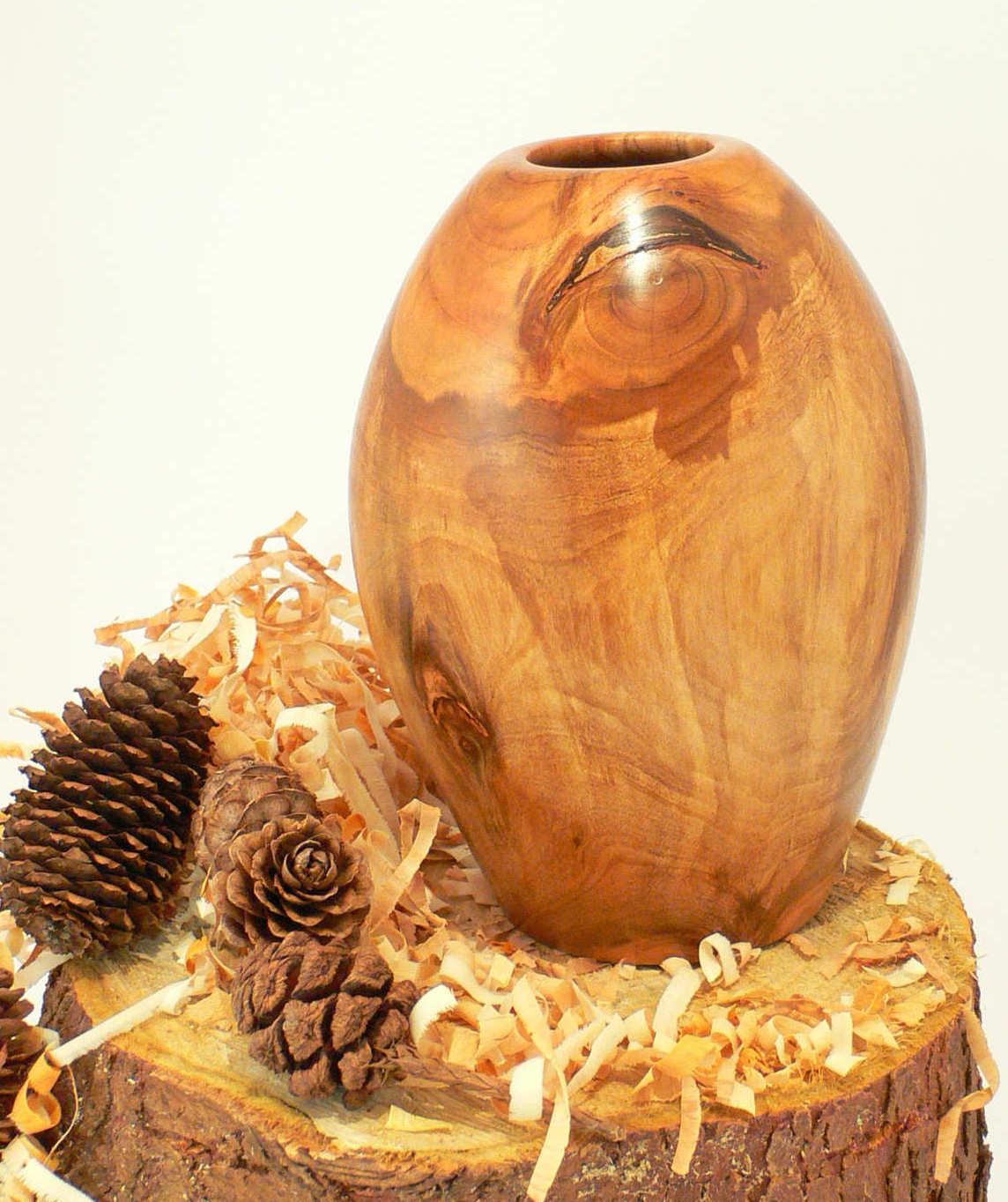 Wood art by Chris Rymer of Inside Out Wood Art made from - Cherry