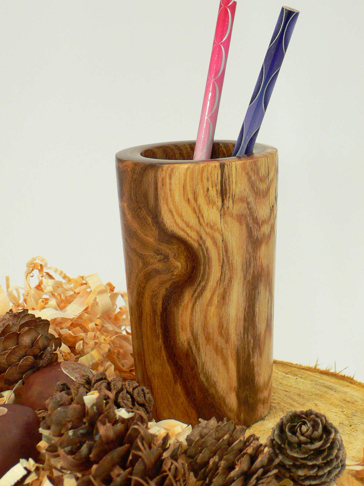 Wood art by Chris Rymer of Inside Out Wood Art made from - Laburnum