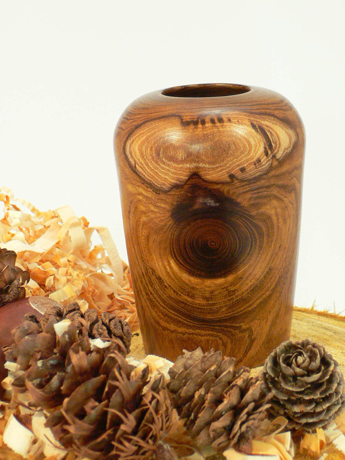 Wood art by Chris Rymer of Inside Out Wood Art made from - Laburnum