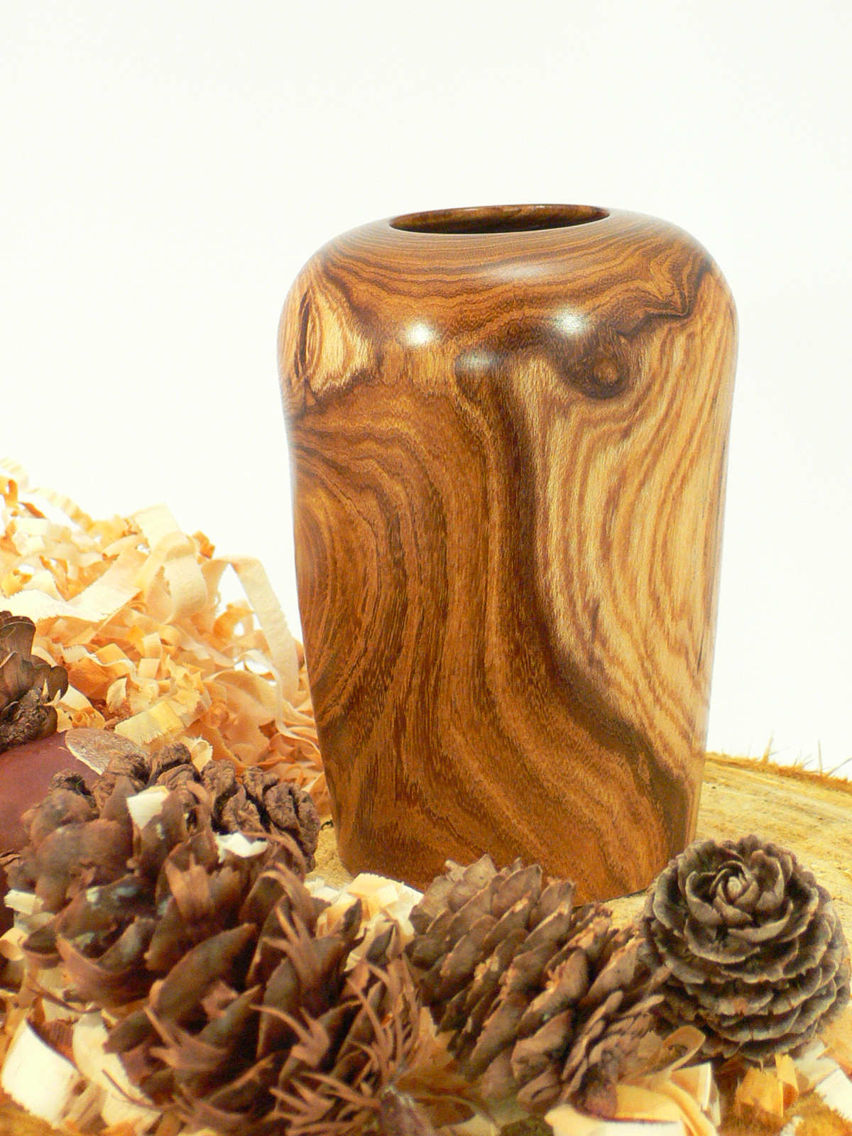 Wood art by Chris Rymer of Inside Out Wood Art made from - Laburnum