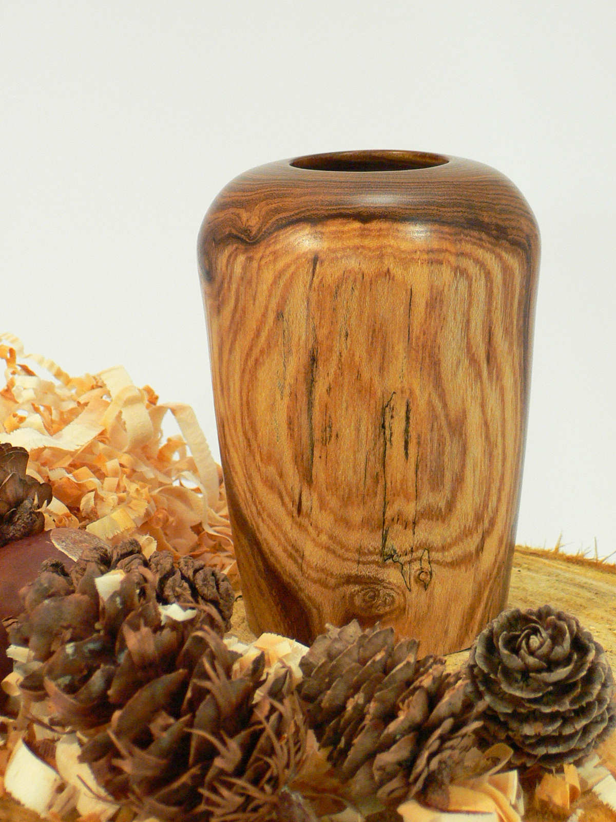 Wood art by Chris Rymer of Inside Out Wood Art made from - Laburnum