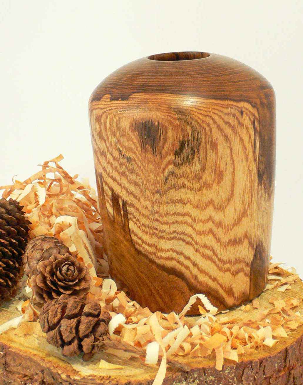 Wood art by Chris Rymer of Inside Out Wood Art made from - Laburnum