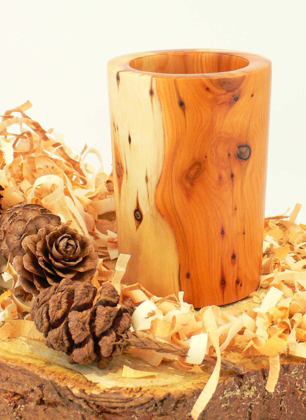 Wood art by Chris Rymer of Inside Out Wood Art made from - Yew