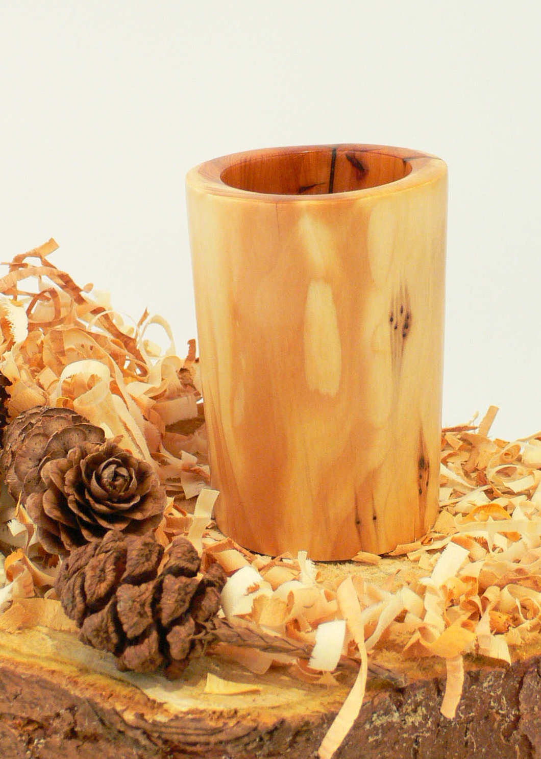 Wood art by Chris Rymer of Inside Out Wood Art made from - Yew