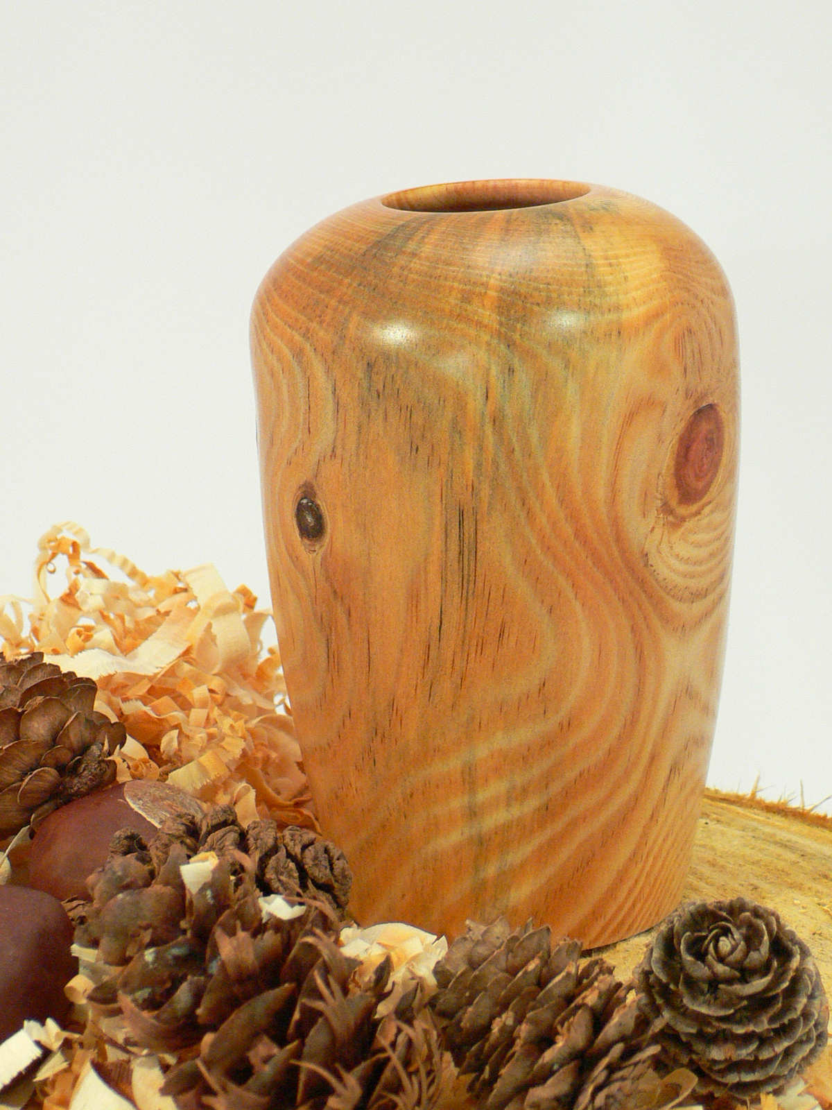 Wood art by Chris Rymer of Inside Out Wood Art made from - Pine