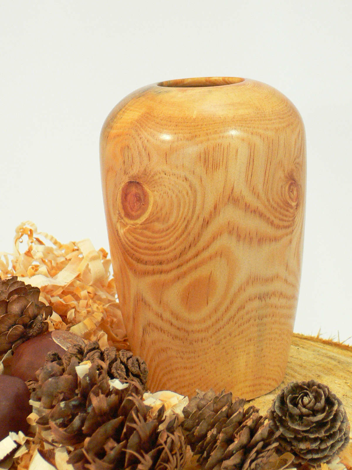 Wood art by Chris Rymer of Inside Out Wood Art made from - Pine