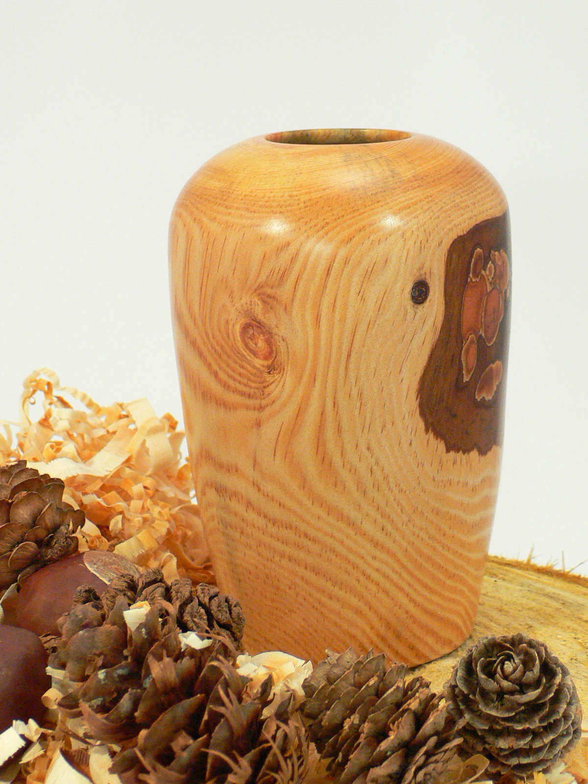 Wood art by Chris Rymer of Inside Out Wood Art made from - Pine