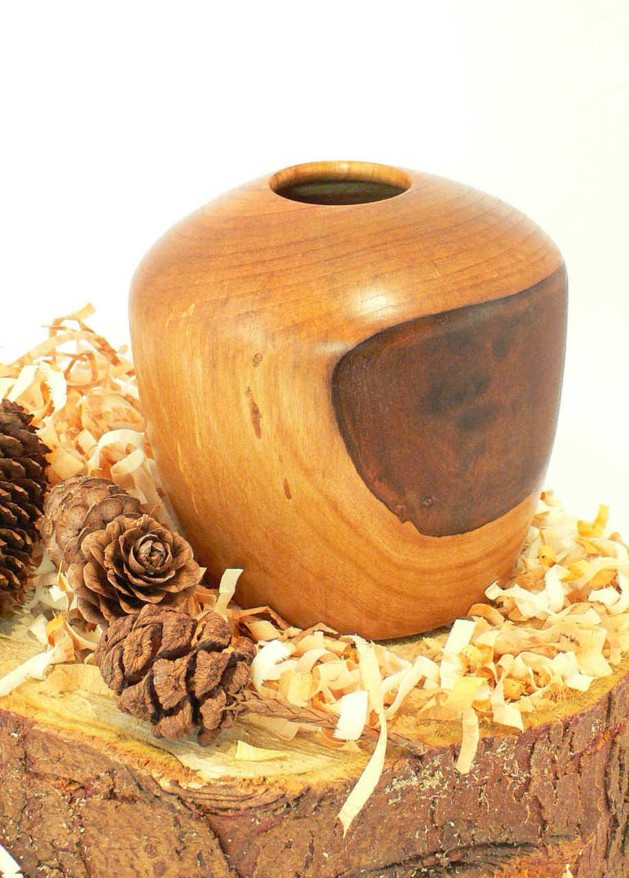 Wood art by Chris Rymer of Inside Out Wood Art made from - Cherry