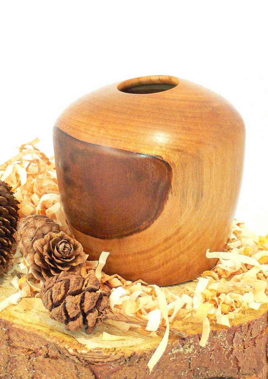 Wood art by Chris Rymer of Inside Out Wood Art made from - Cherry