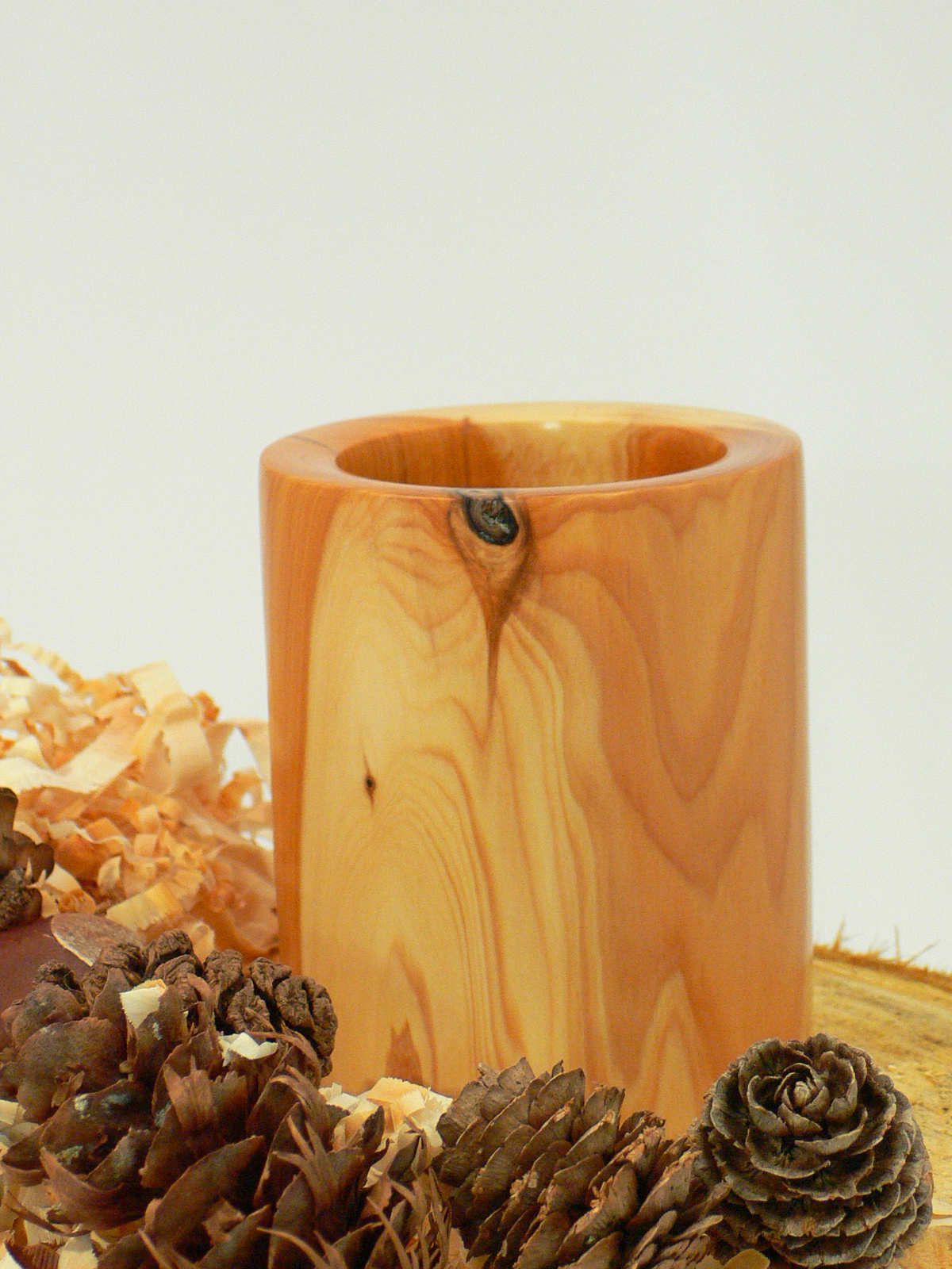 Wood art by Chris Rymer of Inside Out Wood Art made from - Yew