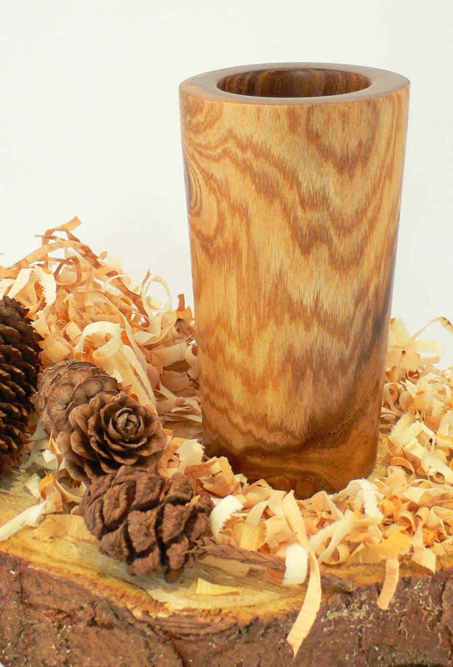 Wood art by Chris Rymer of Inside Out Wood Art made from - Laburnum