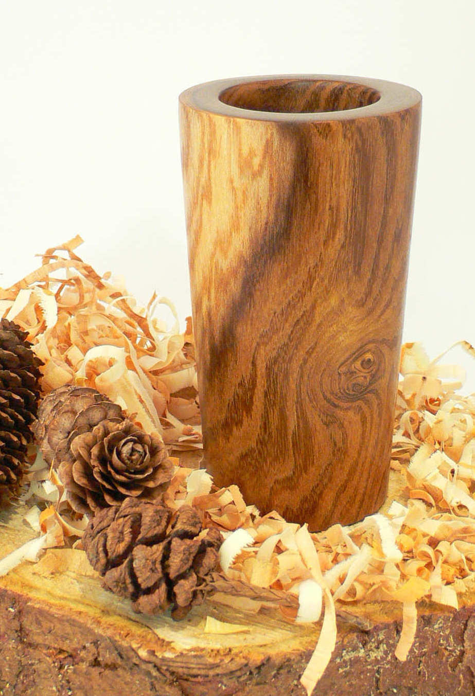 Wood art by Chris Rymer of Inside Out Wood Art made from - Laburnum
