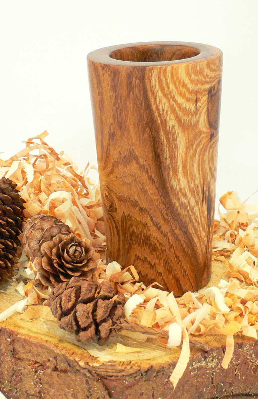 Wood art by Chris Rymer of Inside Out Wood Art made from - Laburnum