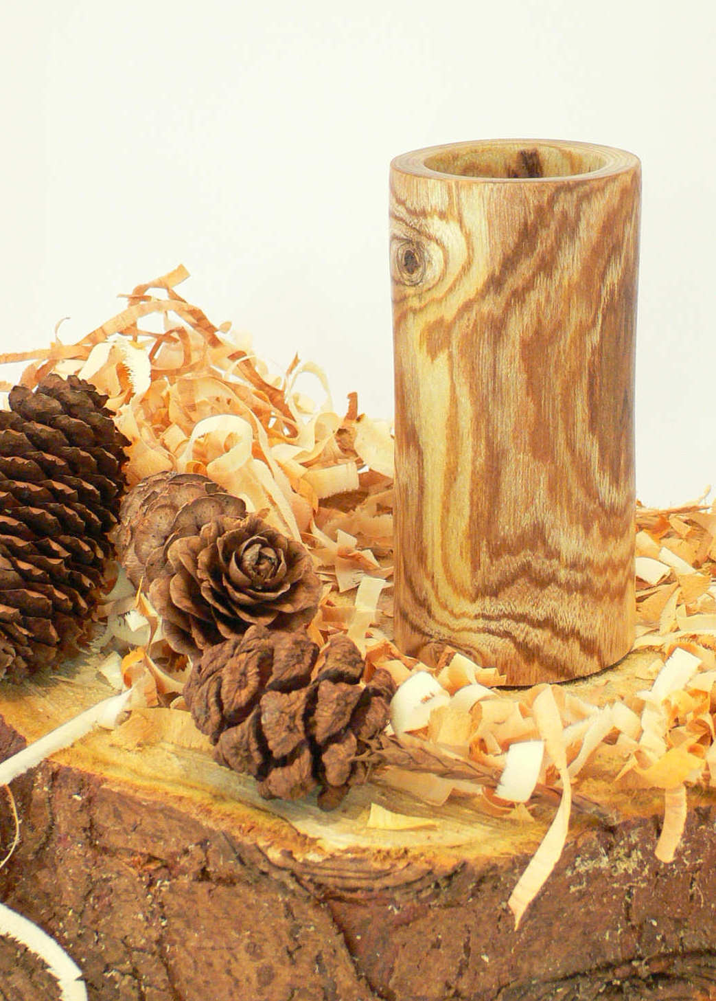 Wood art by Chris Rymer of Inside Out Wood Art made from - Laburnum
