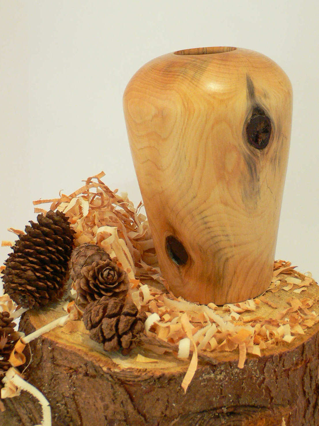 Wood art by Chris Rymer of Inside Out Wood Art made from - Monkey Puzzle