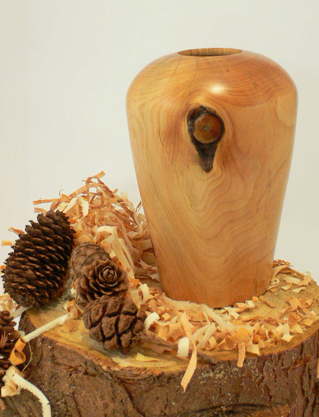 Wood art by Chris Rymer of Inside Out Wood Art made from - Monkey Puzzle