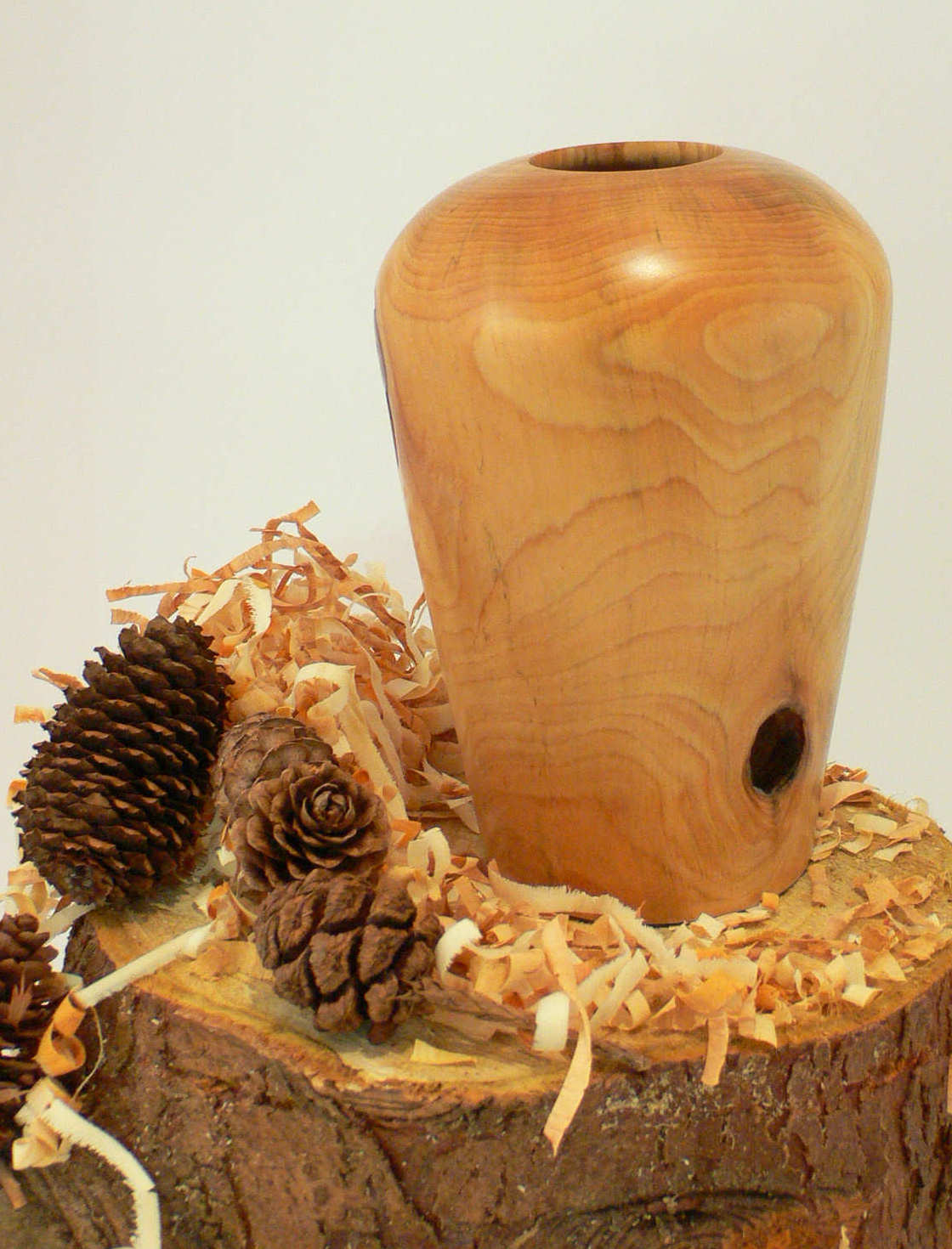 Wood art by Chris Rymer of Inside Out Wood Art made from - Monkey Puzzle