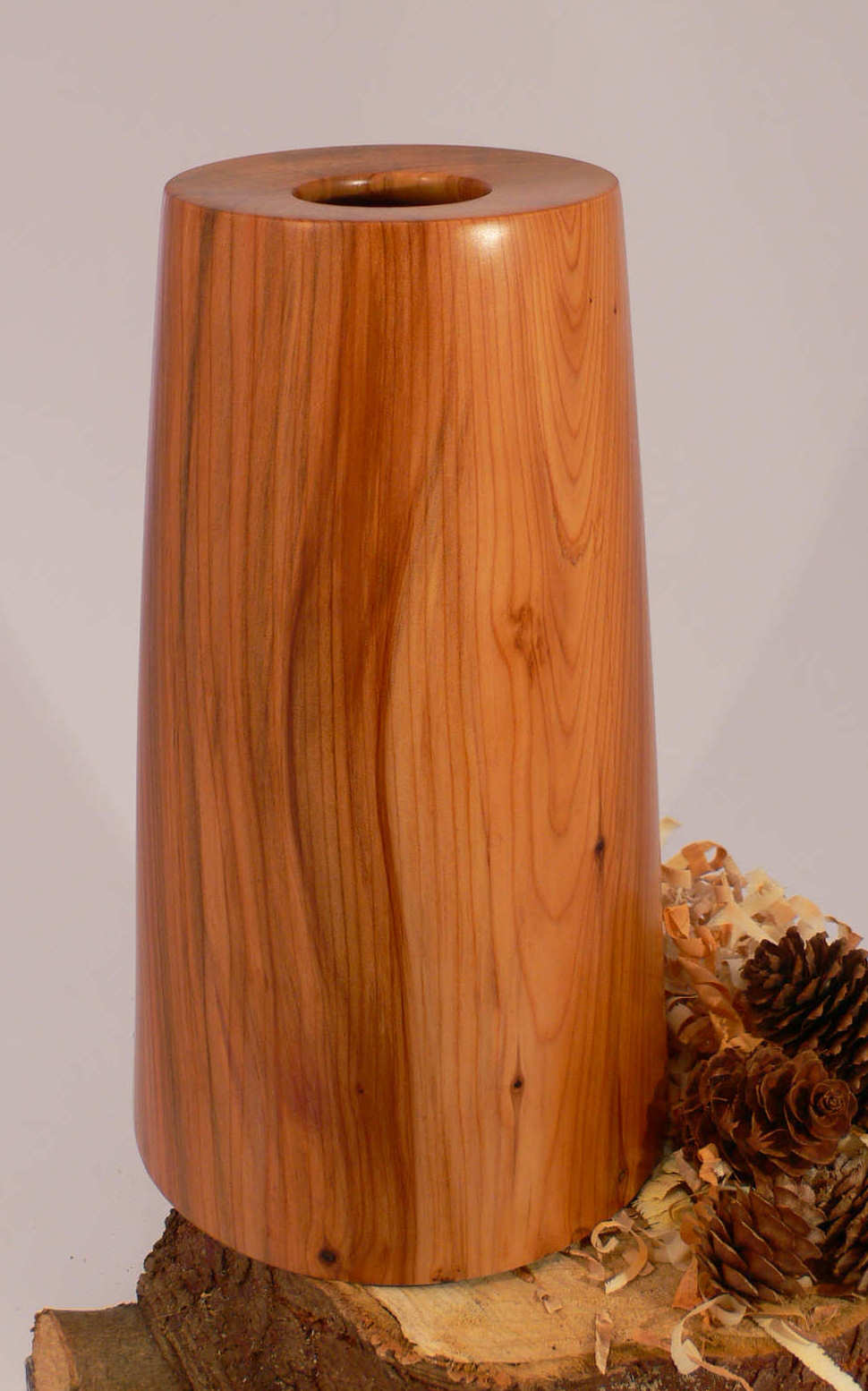 Wood art by Chris Rymer of Inside Out Wood Art made from - Yew