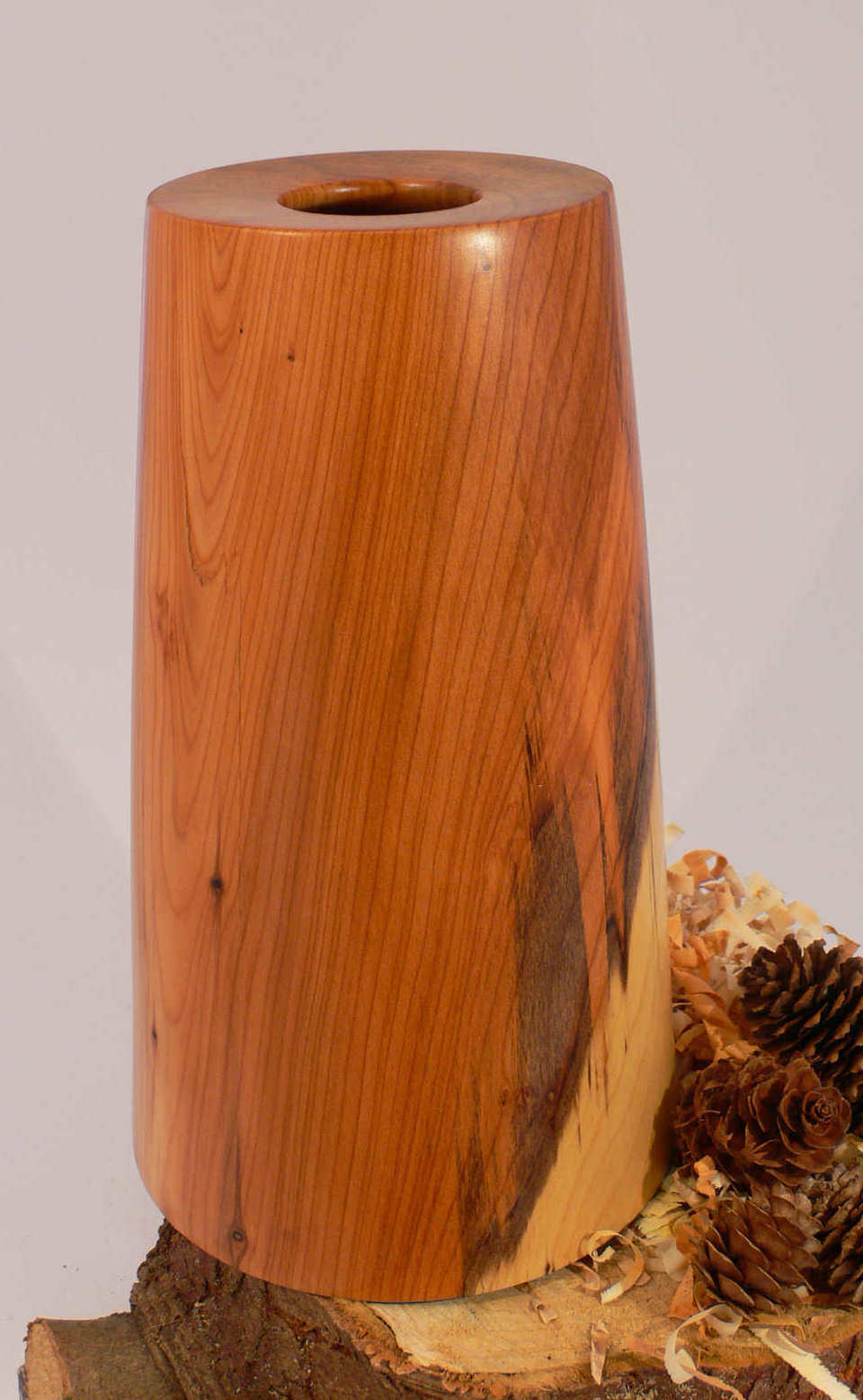 Wood art by Chris Rymer of Inside Out Wood Art made from - Yew