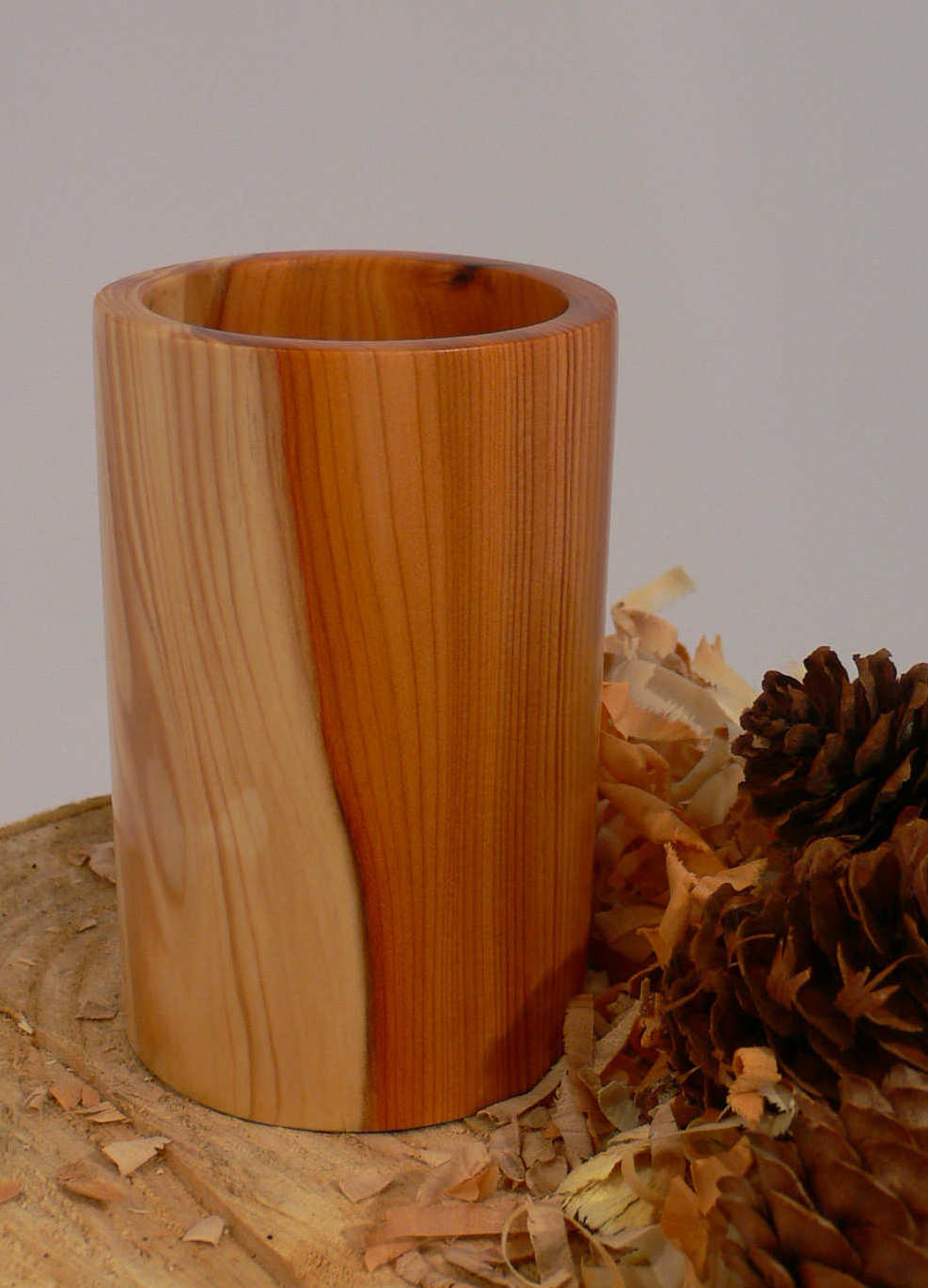 Wood art by Chris Rymer of Inside Out Wood Art made from - Yew