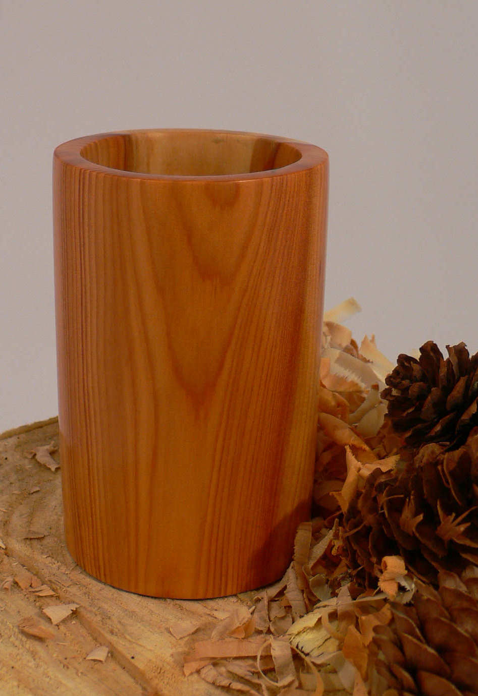 Wood art by Chris Rymer of Inside Out Wood Art made from - Yew