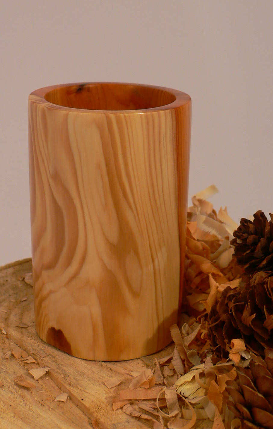 Wood art by Chris Rymer of Inside Out Wood Art made from - Yew