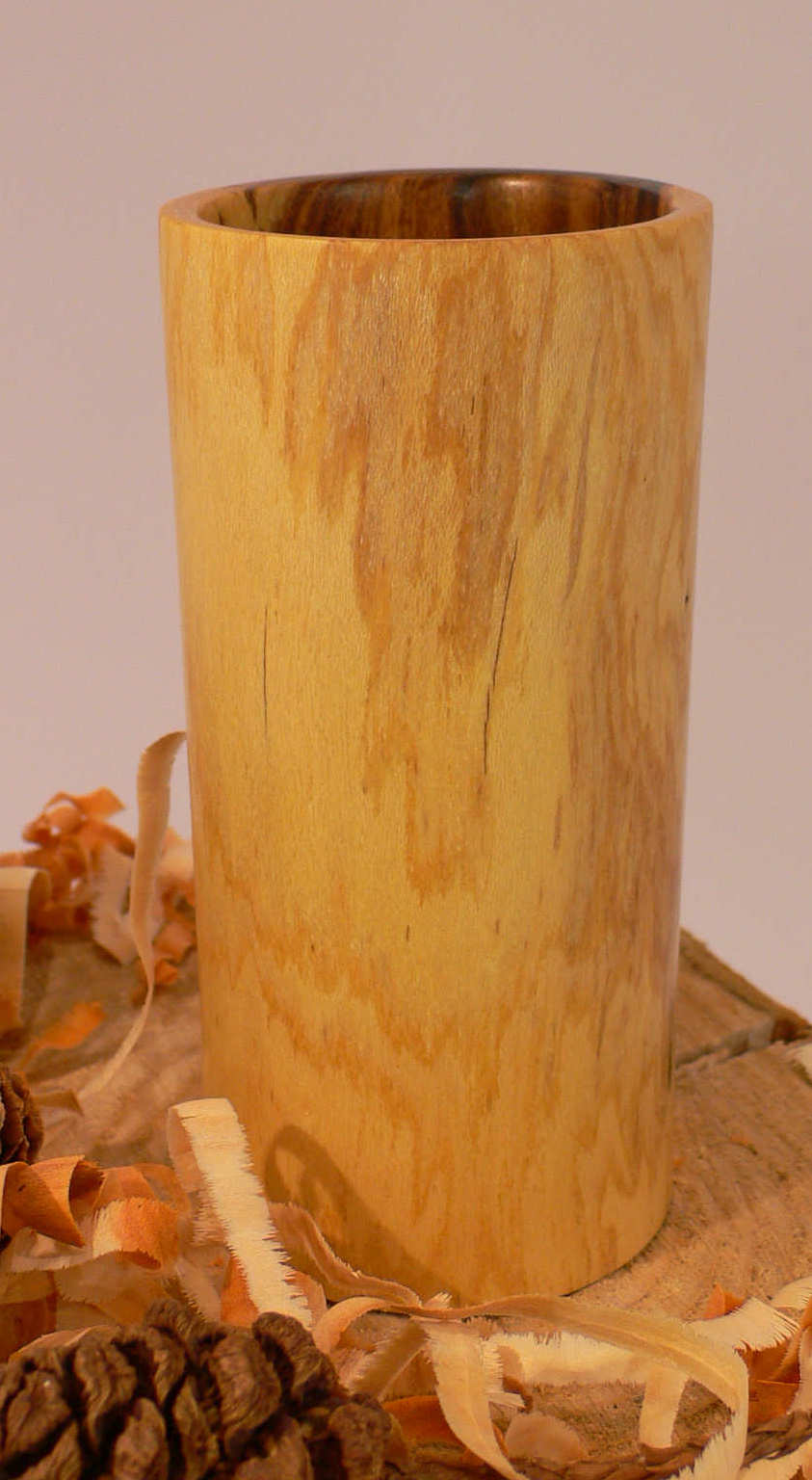 Wood art by Chris Rymer of Inside Out Wood Art made from - Laburnum