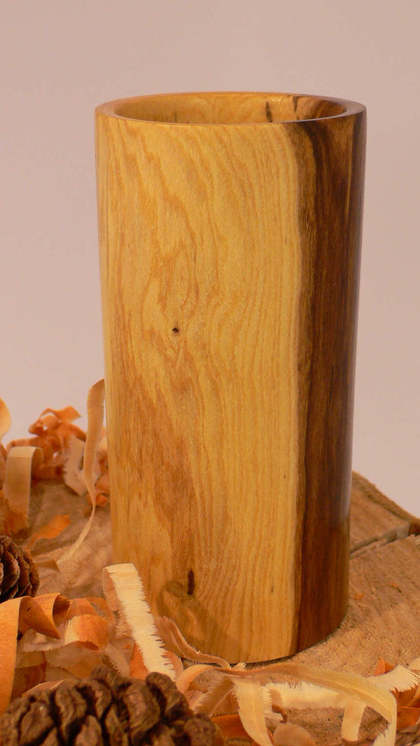 Wood art by Chris Rymer of Inside Out Wood Art made from - Laburnum