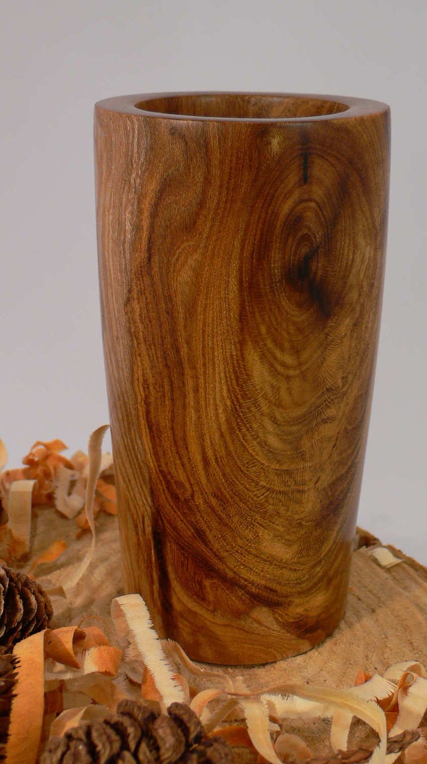 Wood art by Chris Rymer of Inside Out Wood Art made from - Laburnum