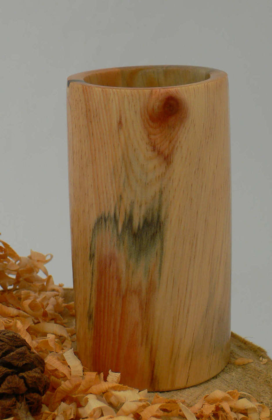 Wood art by Chris Rymer of Inside Out Wood Art made from - Pine