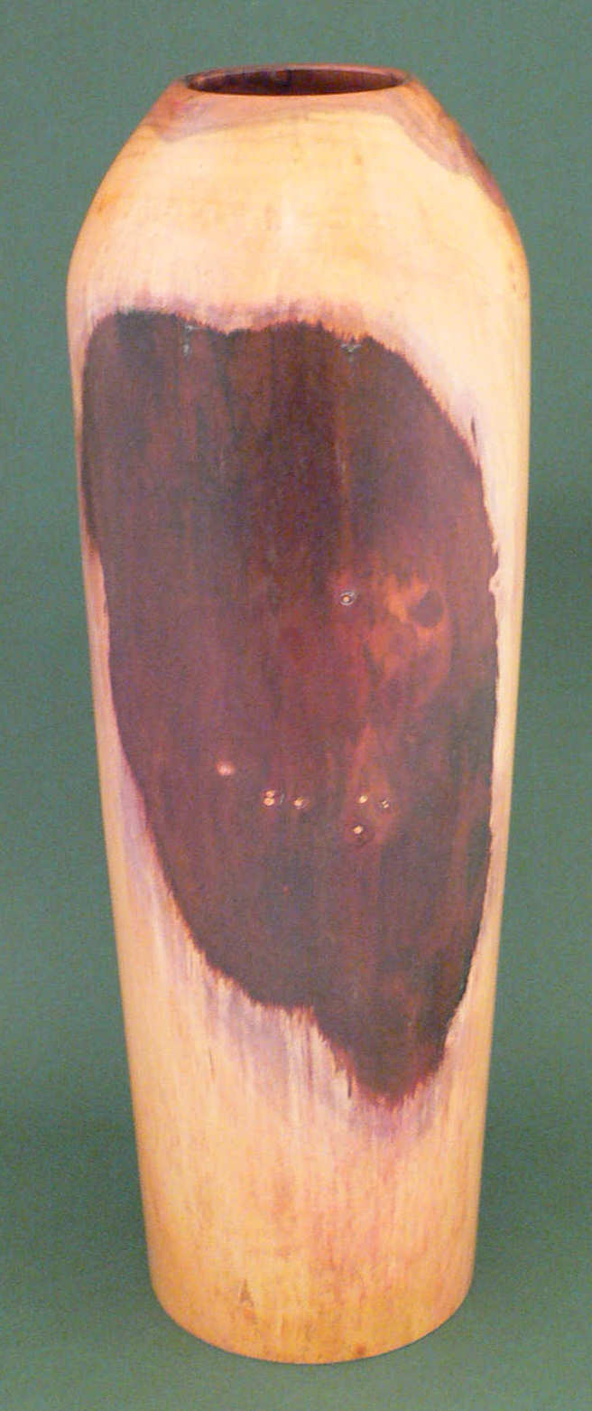 Wood art by Chris Rymer of Inside Out Wood Art made from - Plum