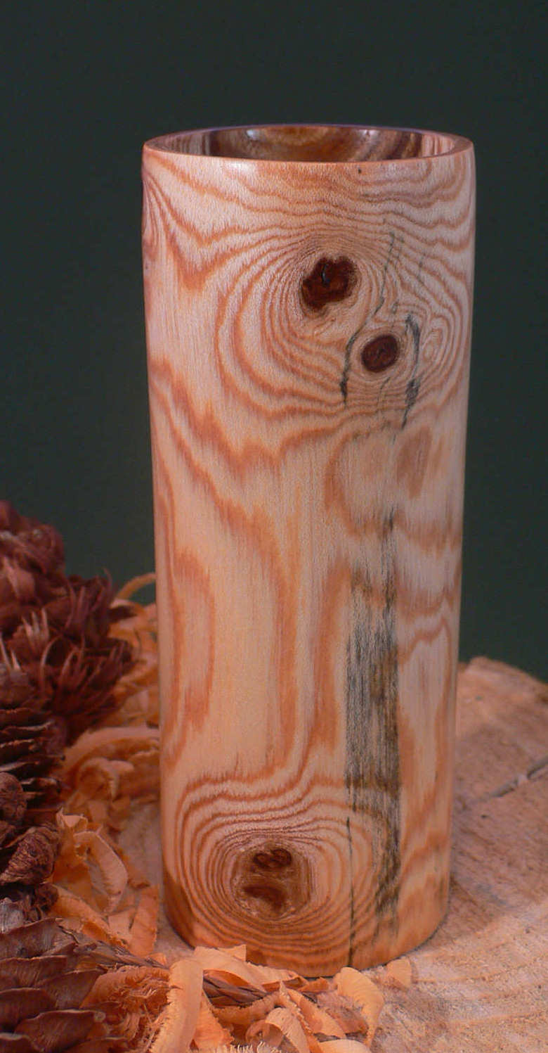 Wood art by Chris Rymer of Inside Out Wood Art made from - Laburnum