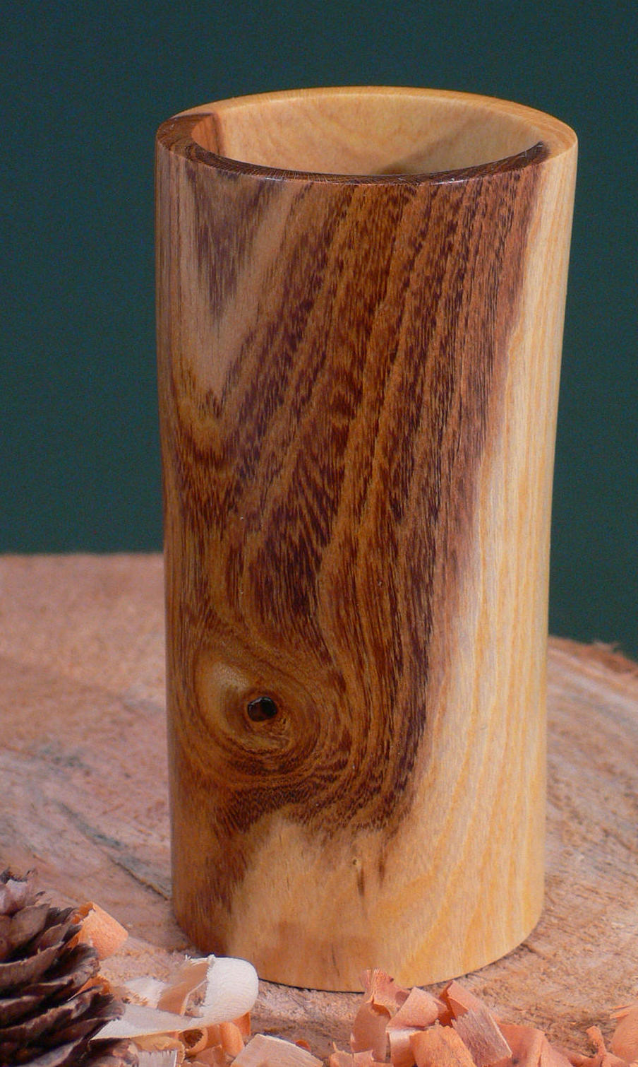 Wood art by Chris Rymer of Inside Out Wood Art made from - Laburnum