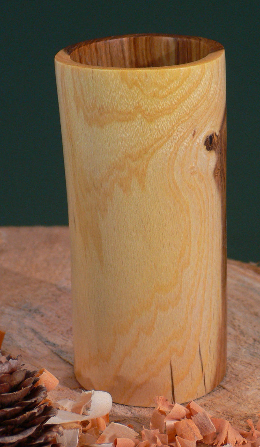 Wood art by Chris Rymer of Inside Out Wood Art made from - Laburnum